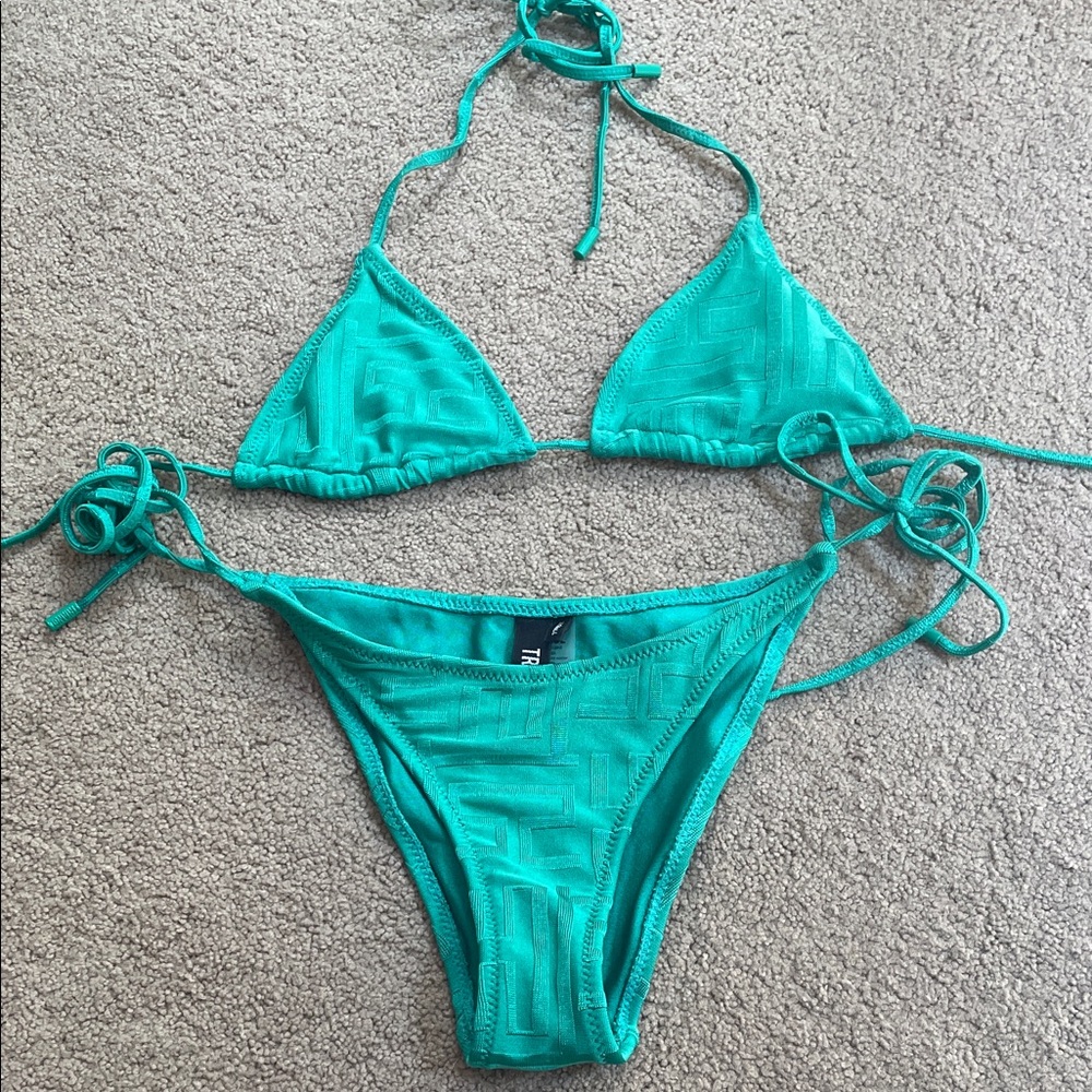 Triangl Swimwear Teal Bikini Set